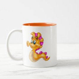 Caneca De Café Em Dois Tons Cartoon de FriendFish - Yo-Yo