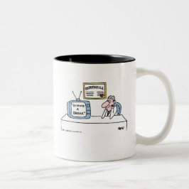 Caneca De Café Em Dois Tons Cartoon Ortopedista Engraçado para Cirurgião Ortop