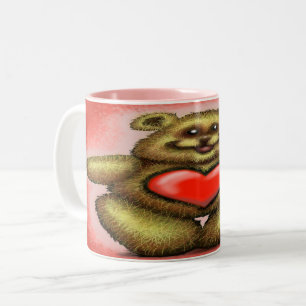 Caneca De Café Em Dois Tons Cartucho De Café De Dois Toneladas