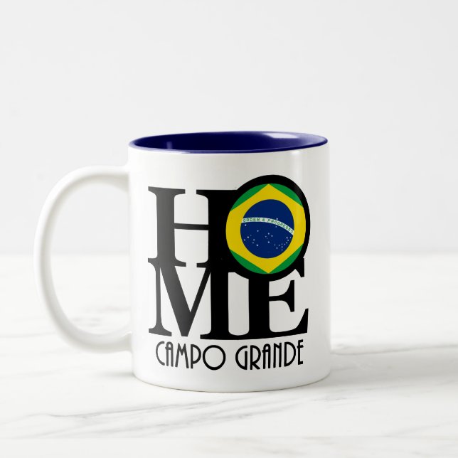 Caneca De Café Em Dois Tons CASA Campo Grande 11oz (Esquerda)
