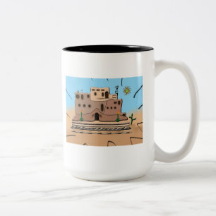 Caneca De Café Em Dois Tons Casa de Clay