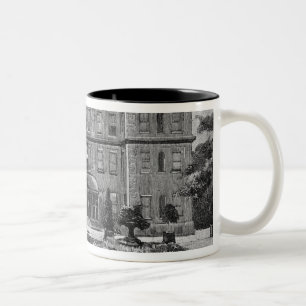Caneca De Café Em Dois Tons Casa de Marlborough, do jardim, 1863