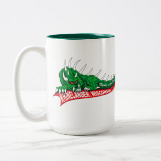 Caneca De Café Em Dois Tons Casa do Hodag Rhinelander Wisconsin