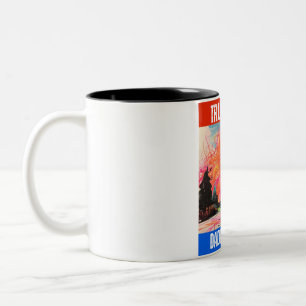CANECA DE CAFÉ EM DOIS TONS CASA DO PAI TRUMP 2024