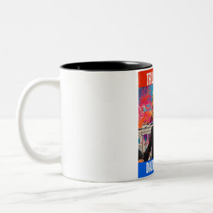 CANECA DE CAFÉ EM DOIS TONS CASA DO PAI TRUMP 2024