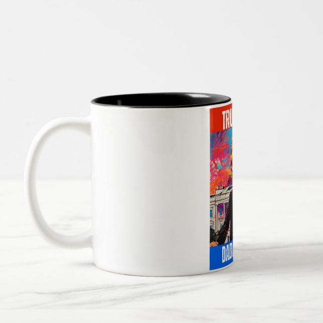 CANECA DE CAFÉ EM DOIS TONS CASA DO PAI TRUMP 2024 (Esquerda)