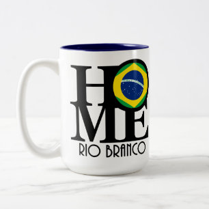 Caneca De Café Em Dois Tons CASA Rio Branco 15oz