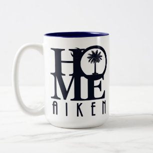 Caneca De Café Em Dois Tons CASAaiken Carolina do Sul 15oz