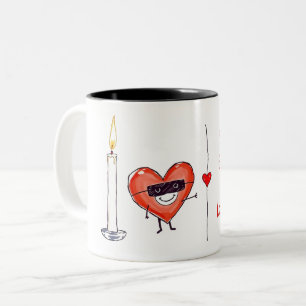 Caneca De Café Em Dois Tons Casamento Humorístico Vibes Design