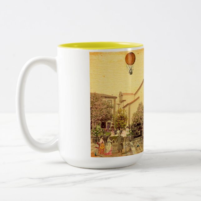 Caneca De Café Em Dois Tons Casamento na Capela da Coimbras. Braga - Portugal (Esquerda)