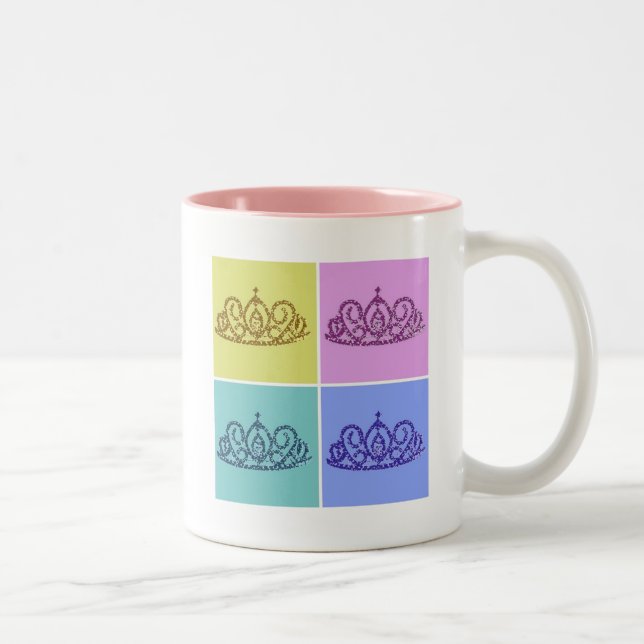 Caneca De Café Em Dois Tons Casamento Real/Kate & William (Direita)