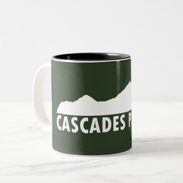 Caneca De Café Em Dois Tons Cascata, por favor (Frente Esquerda)