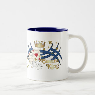 Caneca De Café Em Dois Tons Casino King
