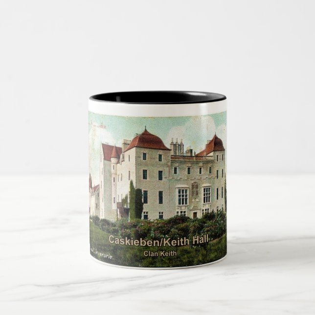Caneca De Café Em Dois Tons Caskieben/Keith Hall - Clan Keith (Centro)