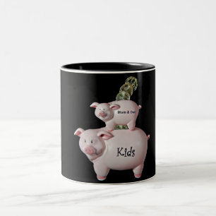 Caneca De Café Em Dois Tons Caso Familiar