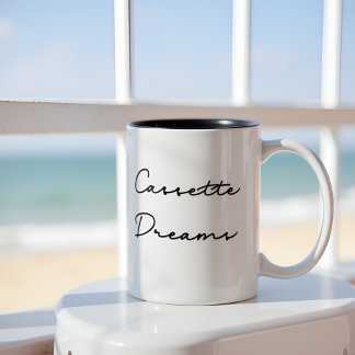 Caneca De Café Em Dois Tons Cassette Dreams Retro