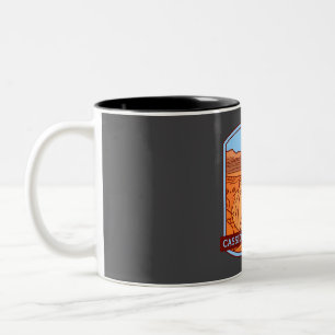 Caneca De Café Em Dois Tons Cassidy Arch Trail - Capitol Reef National Park