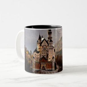 Caneca De Café Em Dois Tons Castelo Alemanha de Neuschwanstein