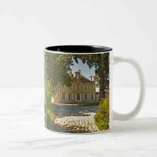 Caneca De Café Em Dois Tons Castelo Cos Labory em Saint Estèphe, trabalhado