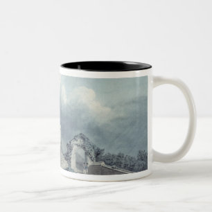 Caneca De Café Em Dois Tons Castelo de Carisbrooke