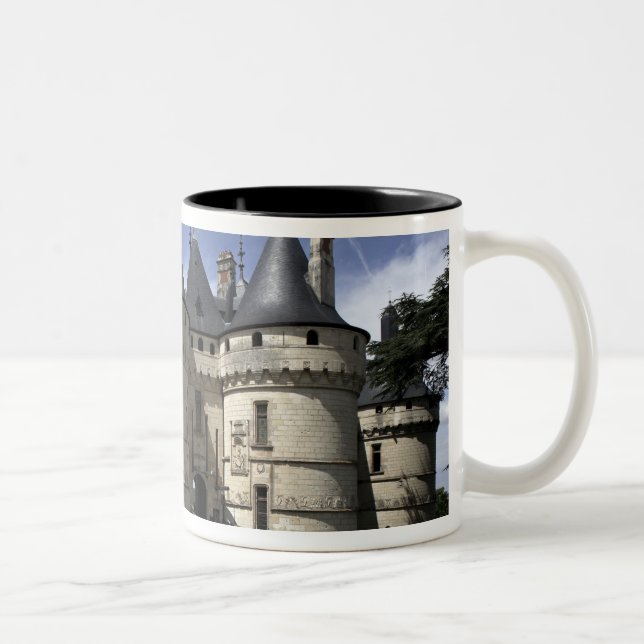 Caneca De Café Em Dois Tons Castelo de Chaumont-Sur-Loire. (Direita)