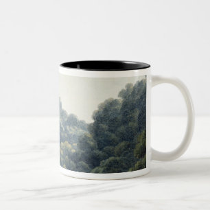 Caneca De Café Em Dois Tons Castelo de Goodrich no Wye (w/c, caneta & tinta,