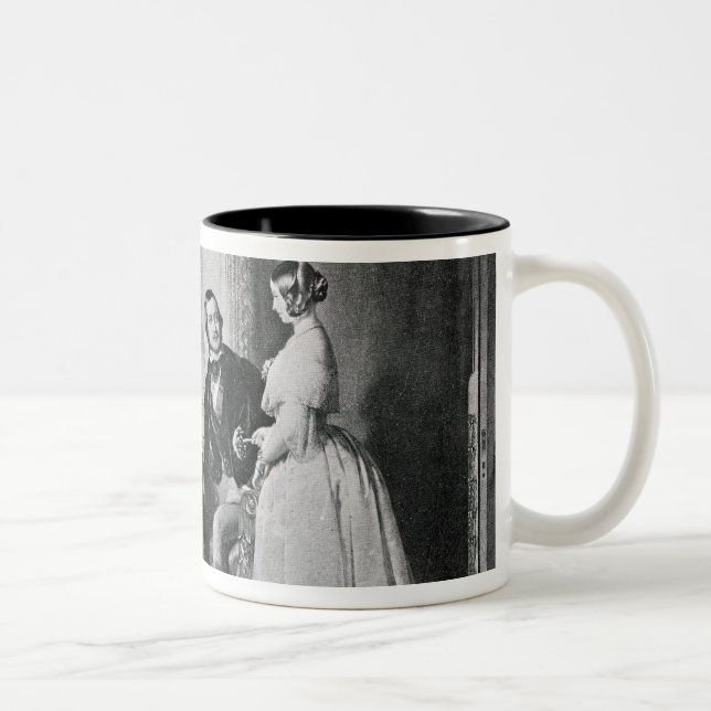 Caneca De Café Em Dois Tons Castelo de Windsor no tempos modernos (Direita)