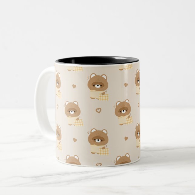 Caneca De Café Em Dois Tons Castor (Frente Esquerda)