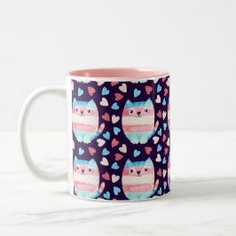 Caneca De Café Em Dois Tons Cat Transgender Pride Mug