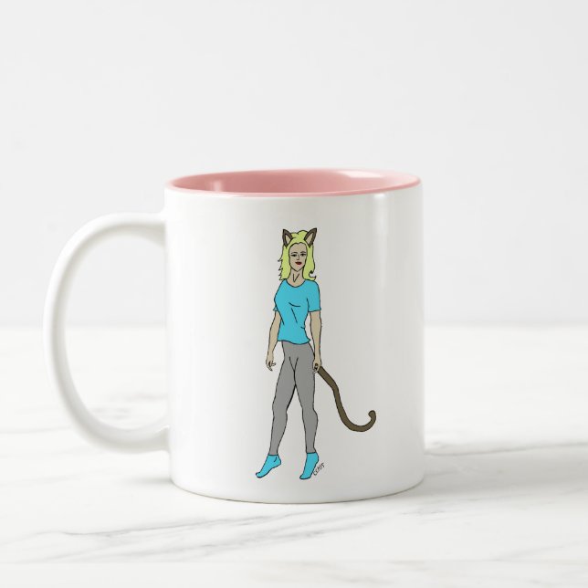 Caneca De Café Em Dois Tons catadora (Esquerda)