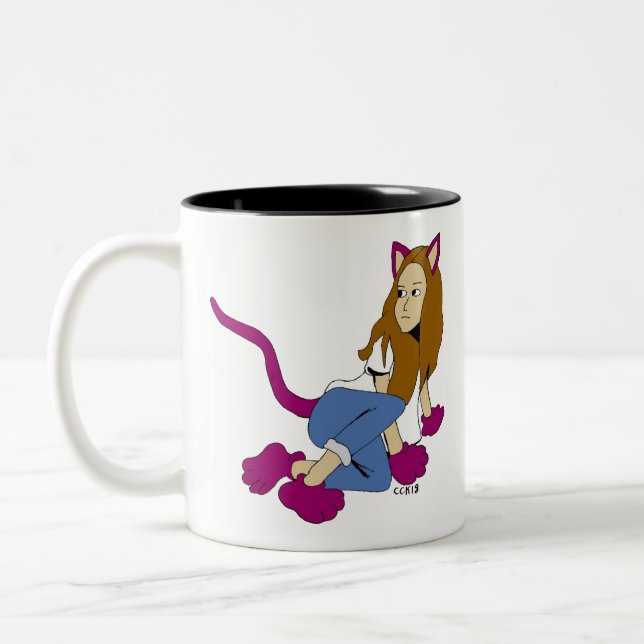 Caneca De Café Em Dois Tons catadora (Esquerda)