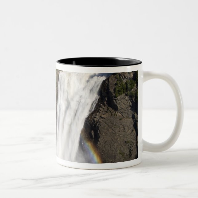 Caneca De Café Em Dois Tons Cataratas Montmorency perto da Cidade de Quebec. (Direita)