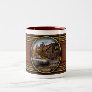 Caneca De Café Em Dois Tons Catástrofe - Nova Iorque, Nova Iorque - Não há vir