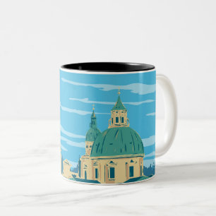 Caneca De Café Em Dois Tons Catedral de Salzburgo