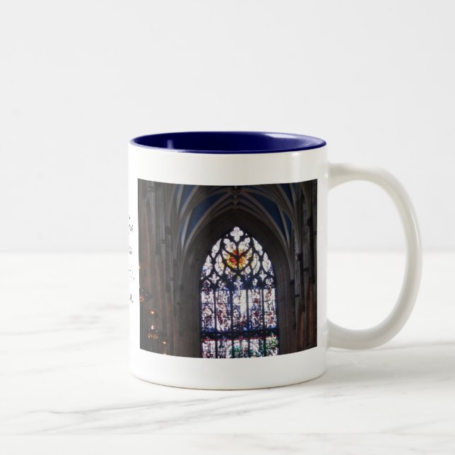 Caneca De Café Em Dois Tons Catedral de St Giles, Edimburgo, Scotland (Direita)