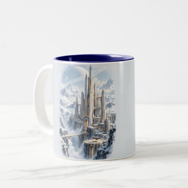 Caneca De Café Em Dois Tons Catedral do Silêncio (Frente Esquerda)