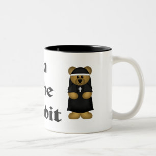 Caneca De Café Em Dois Tons Católica Nun Mug