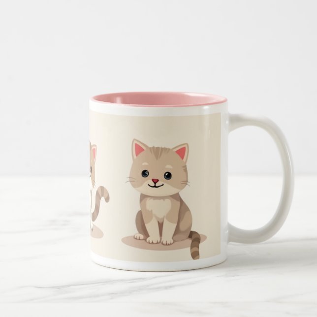 Caneca De Café Em Dois Tons Catty Mug (Direita)