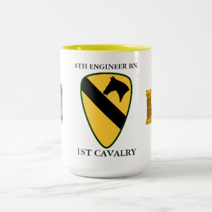 CANECA DE CAFÉ EM DOIS TONS CAVALEIRA DE RUA BATTALION 1 DO ENGENHEIRO 8º
