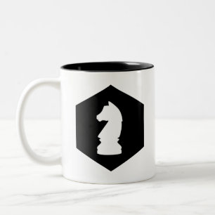 Caneca De Café Em Dois Tons Cavaleiro