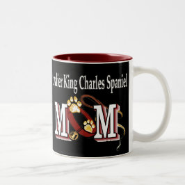 Caneca De Café Em Dois Tons Cavalier King Charles Spaniel Mamãe Gifts