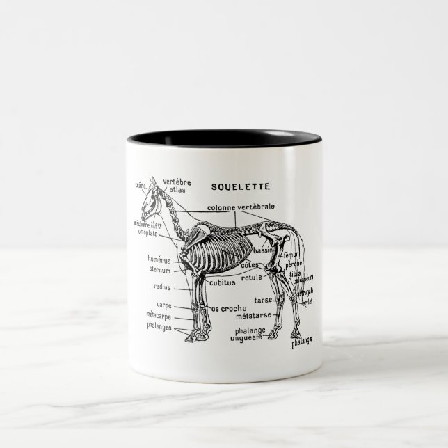 Caneca De Café Em Dois Tons Cavalo (Centro)