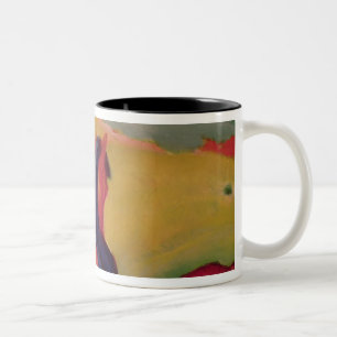 Caneca De Café Em Dois Tons Cavalo em uma paisagem, 1910
