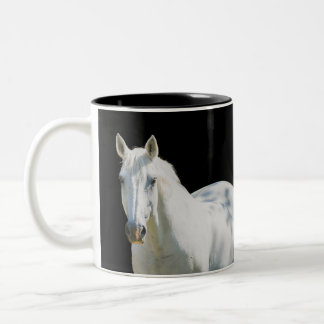 Caneca De Café Em Dois Tons Cavalo Esportivo Irlandês - Joia