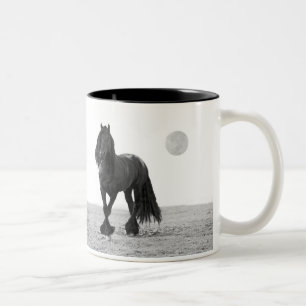 Caneca De Café Em Dois Tons Cavalo perfeito