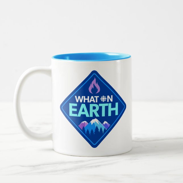 Caneca De Café Em Dois Tons CBC - O que na Terra (Esquerda)