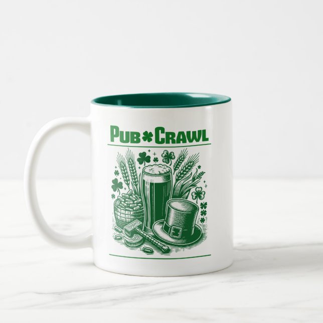 Caneca De Café Em Dois Tons CDbrawl (Esquerda)