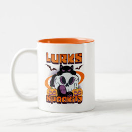 Caneca De Café Em Dois Tons CDlurksspookily