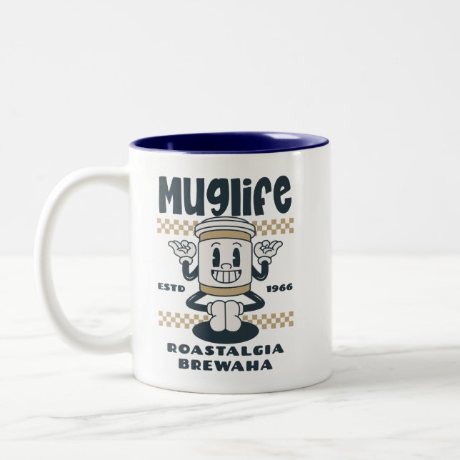 Caneca De Café Em Dois Tons CDmuglife1966 (Esquerda)