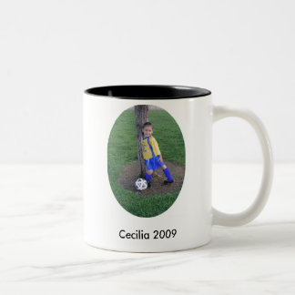 Caneca De Café Em Dois Tons Cecilia 2009